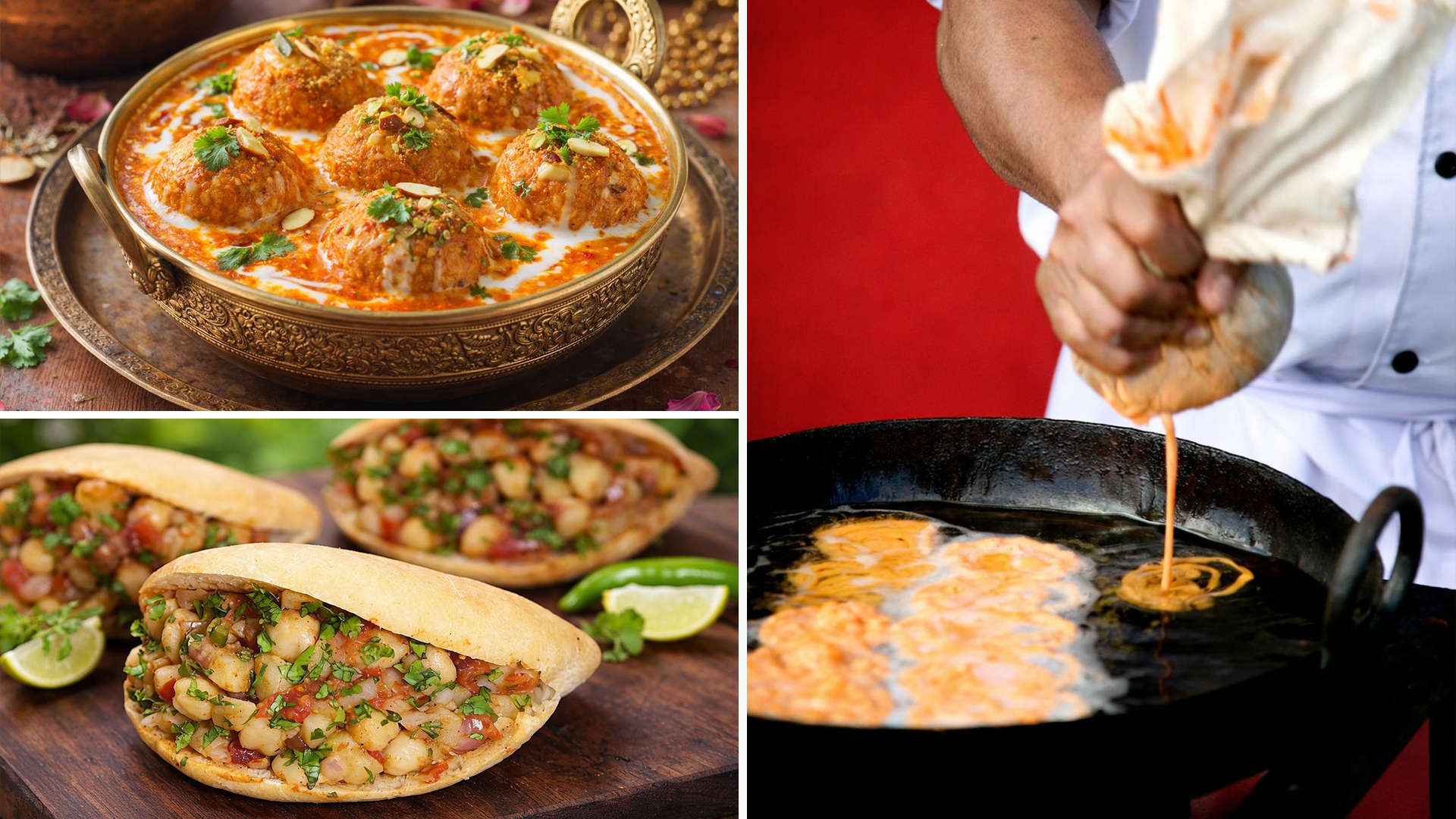Authentic Indian cuisine served with rice and naan